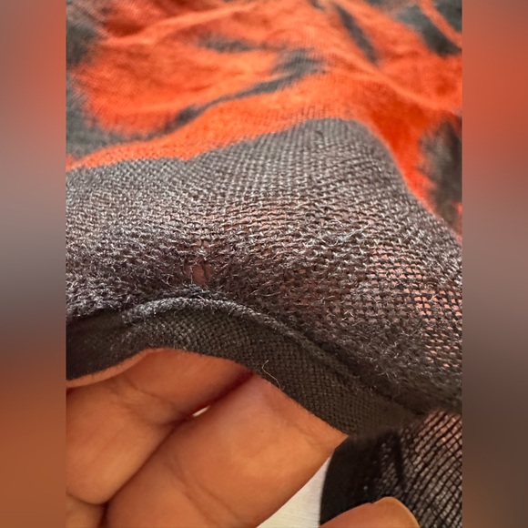 Elegant Black and Red Swirl Women's Sweater - Picture 8 of 14